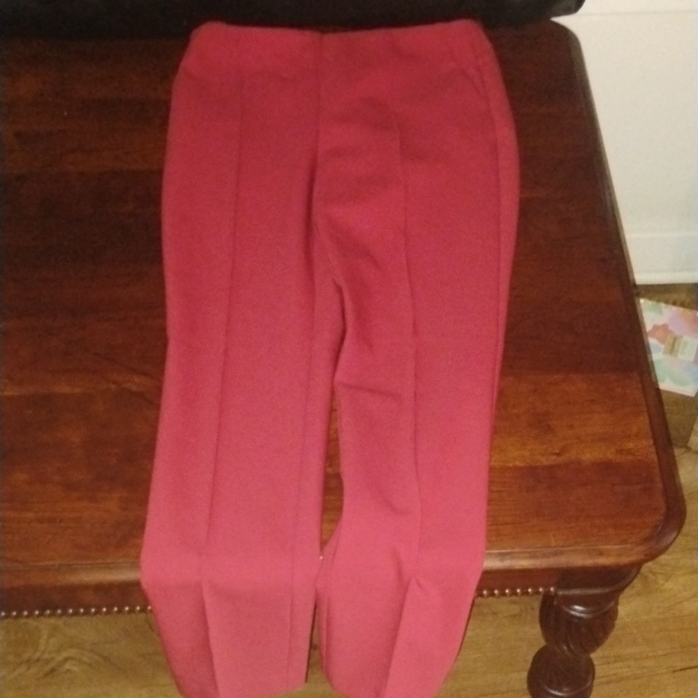 Elegant Red Women's Pants